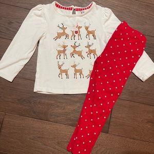Toddler Girls Christmas Outfit